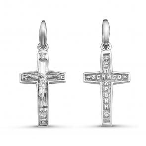 Серебряная подвеска GRIGORIEV с фианитом Г10-01-0029 (с) фото